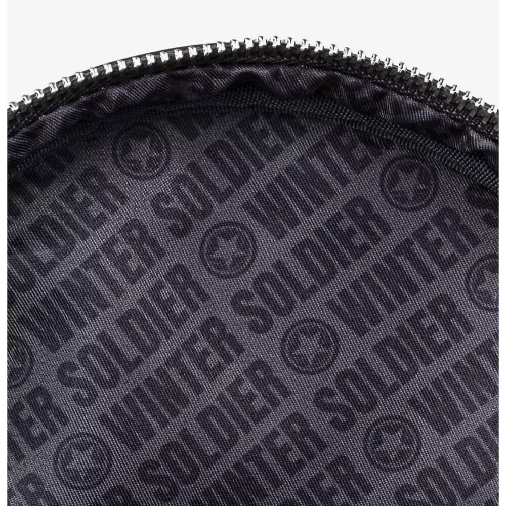Loungefly Marvel Winter Soldier Mini Backpack and Wallet Set NWT - Picture 7 of 10